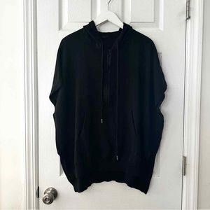 ATM Anthony Thomas Melilla Black Quarter Zip Hooded